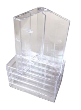 Cassette Tape Storage Cases, Clear Plastic (5)