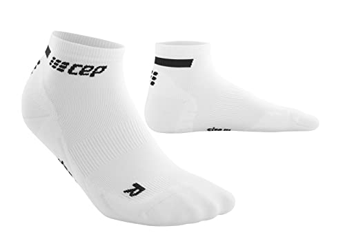CEP Men's The Run Low Cut Socks 4.0 - Athletic Performance Socks - color: 4.0 - White, size: 3