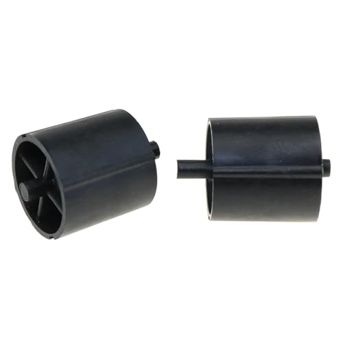 DGZZI 3PCS Black Desktop Heavy Duty Premium Plastic Tape Dispensers 1 Inch Core Replacement Tape Holder Accessories
