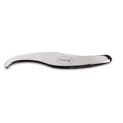 FASCIQ IASTM Tool Mustache, Soft Tissue Release and Mobilization, Stainless Steel - style: Mustache