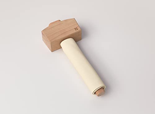 Ice Mallet and Lewis Bag Set, Wooden Hammer & Canvas Bag for Crushed Ice