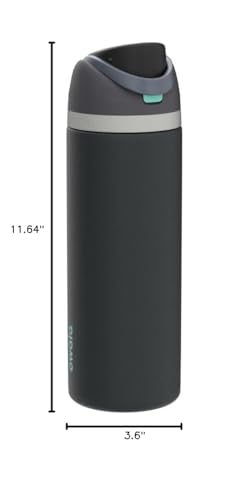 Owala FreeSip Stainless Steel Water Bottle 40 oz Foggy Tide - color: Foggy Tide, size: 40 Ounces