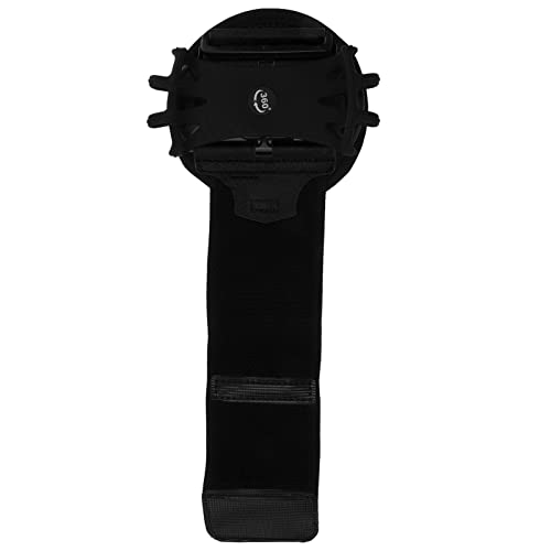 Phone Arm Band, 180° Rotation, 6.6 Inch Screen Compatible, Black - color: Black