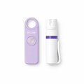POM Pepper Spray & Personal Alarm Safety Kit – OC Self Defense Keychain Spray & Loud Emergency Alarm for Campus Safety, Women & Students - color: White X Lavender, style: Pocket Clip Model