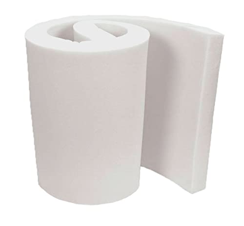 Mybecca Upholstery Foam Cushion Sheet High Density, 1" H x 24" W x 72" L - color: New High Density, style: 0.5X24X72