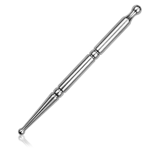 Stainless Steel Acupressure Massage Pen for TMJ, Deep Tissue Trigger Point Relief, Full Body Self-Massage Relaxation Bar