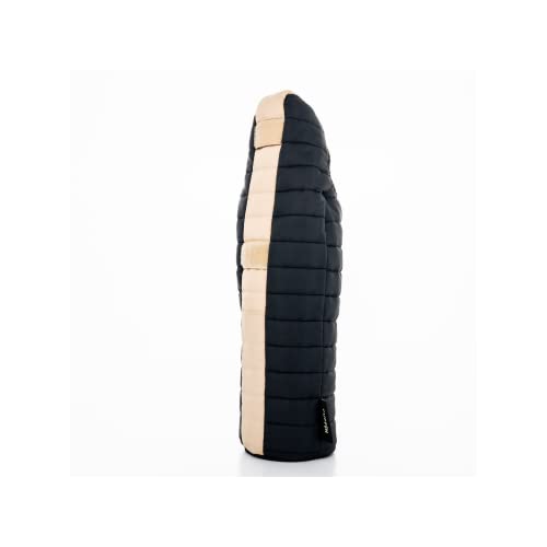 Puffin - The Caddy Wine Bag - Wine Chiller & Insulated Bottle Bag, Black & Tan - color: Black & Tan