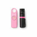 POM Pepper Spray & Personal Alarm Safety Kit – OC Self Defense Keychain Spray & Loud Emergency Alarm for Campus Safety, Women & Students - color: Black X Pink, style: Pocket Clip Model