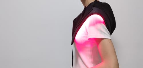 bonodave Red Light Therapy Pad for Body Back Knee Shoulder Hands Feet 660nm 850nm Home Use 3 Chips in 1 Infrared Wrap Belt Gift for Women Men (Corded)