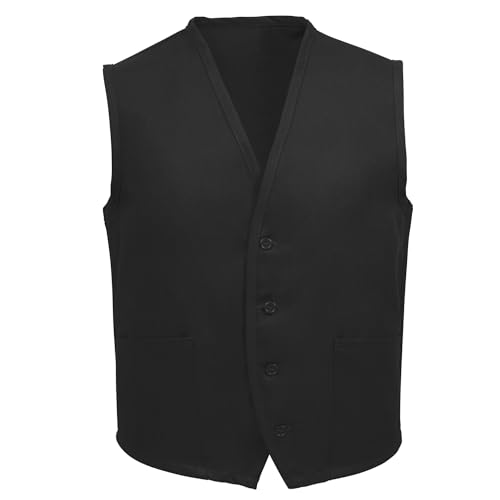 Fame 2 Pocket Unisex Vest - V65 - color: Black, size: Medium