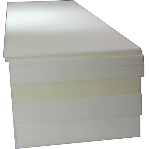 Mybecca Upholstery Foam Cushion Sheet High Density,2 H x 24 W x 72 L - color: White, style: 2x24x72
