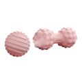 Muscle Recovery Ball - High-Density [TPE] Foam Roller for Myofascial Release, Relieves Foot/Back Pain - Yoga & Fitness Massage Tool - color: Pink