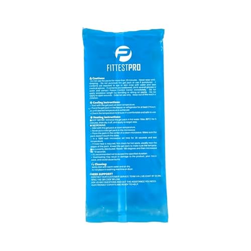 Fittest Pro Gel Ice Pack for Hot Cold Compress, Gel Ice Packs for Injuries, Reusable, Soft Ice Packs for Injuries Reusable, Injury Ice Pack - style: Standard