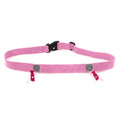 Stretch Fit Triathlon Number Belt No Pins Needed Comfortable Running Race Belt with Bib Holder for Marathon & More(Pink) - color: Pink