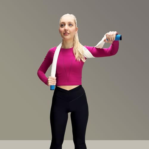 Shoulder Rotator Cuff Stretching Device By Stretch Towel; Physical Therapy Shoulder And Full Body Stretching Strap With Easy Grip Handles for Sore and Tight Muscles. Improves Shoulder Flexibility
