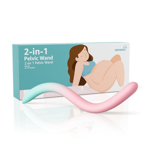 GROWNSY Perineal Massage Tool & Pelvic Wand for Pregnancy Labor Prep - color: Green
