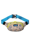 KAVU Canvas Spectator Belt Bag, Cotton Fanny Pack for Travel - color: Shell Life