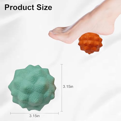 Foot Massage Ball - color: Orange Green Massage Ball