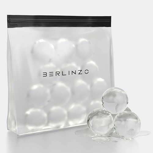 BERLINZO Large Reusable Ice Storage Bag - Freezer Safe Leak Proof Lunch Bag for Ice and Food Storage - BPA-Free XL Size - size: XL-1 Pack