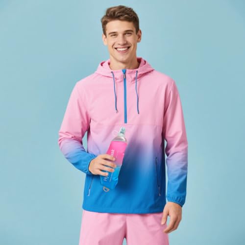 250ml Soft Flask Soft Water Bottle for Running, Hiking, Cycling and Climbing - Gradient Pink - color: 250ml, Gradient Pink