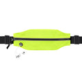 Running Belt Fanny Pack Men and Women Slim Running Bag Money Belt - color: Kelly Green