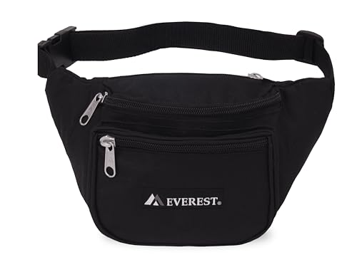 Everest Signature Waist Pack - Medium, Black, One Size - color: Black