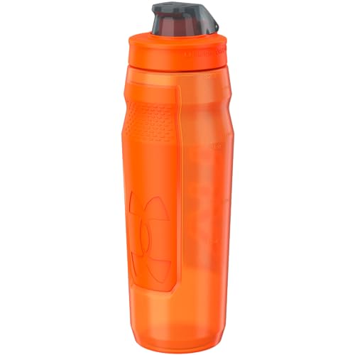 Under Armour 32oz Playmaker Squeeze Water Bottle - color: Blaze Orange/Blaze Orange