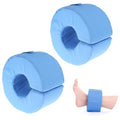 2 PCS Foot Elevation Pillows, Blue Hand Ankle Foam Cushion Leg Hand Lifting Pillow Stabilizer with Ankle Heel Elevator Wedges Foot Support Pillow