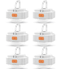 FLY2SKY 6Pack LED Rechargeable Camping Lights Tent Lantern Mini Emergency - style: 6 Pcs White