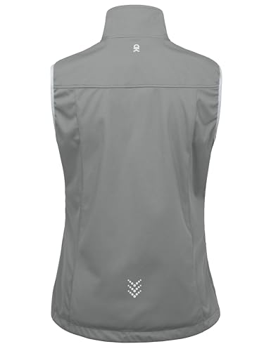 Little Donkey Andy Women's Lightweight Softshell Vest - color: Gray-reflective, size: Medium