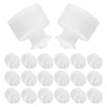 Kisangel 20Pcs Push Pull Replacement Caps, 28mm Sports Water Bottle Lids