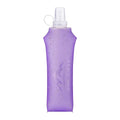 Zelvot Running Vest Collapsible Water Bottle, TPU 500ml Soft Flask (Purple) - color: Purple, size: 16.9 Ounces