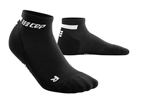 CEP Men's The Run Low Cut Socks 4.0 - Athletic Performance Socks - color: 4.0 - Black, size: 3