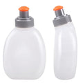 Azarxis Running Water Bottles Flask BPA Free Leakproof Hydration Vest Packs Waist Belt Replacement for Triathlon Marathon Hiking Cycling Climbing Runner - color: #1 170ml / 5.7oz - 2 Pack