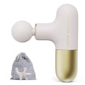 Sharper Image Powerboost Mini Deep Tissue Massage Gun, Powerful & Compact - color: Vanilla and Gold