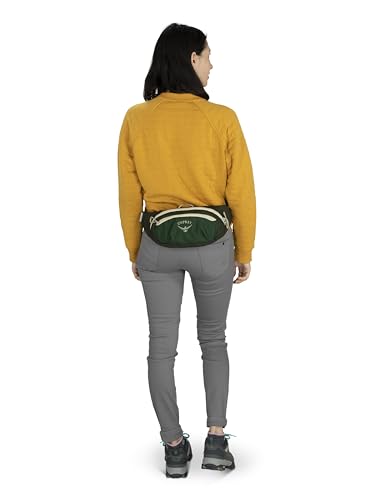 Osprey Daylite Waist Pack - Fanny Pack with Crossbody Shoulder Carry Option - Lightweight Hip Bag - color: Moody Burgundy