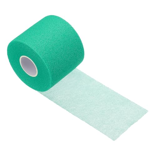 Pre Wrap Tape, Non-Slip Grip Cushion Wrap Prewrap Athletic Tape- Fitting for (Tennis- Badminton - Pickleball - Sports) - color: Dark Green