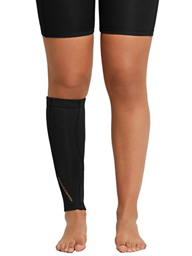 Tommie Copper Compression Calf Sleeve, Unisex, Breathable, Muscle Support - size: Large