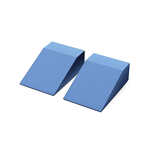 StrongTek Yoga Wedge Blocks, Soft EVA Foam, Set of 2 with Carry Bag