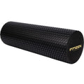 Foam Roller for Muscle Massage, Stiff Back Pain Relief, Physical Therapy, Deep Tissue, Exercise Equipment for Home Gym, Stress, Yoga, Pilates for the fit Citizen (Black, Medium 18 x 6 Inches) - size: Medium 18 x 6 Inch