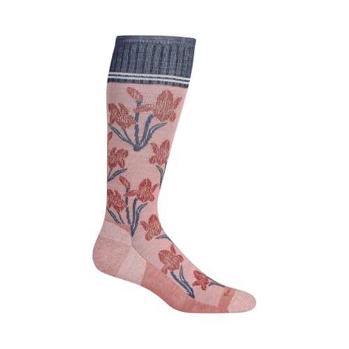Sockwell Women's Iris Moderate Graduated Compression Sock - color: Pink Clay, size: Small-Medium