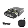 SUNREI 1800mAh Rechargeable 300 Lumen LED Headlamp with Motion Sensor - size: H300-military green