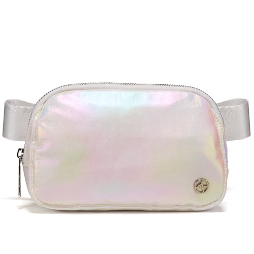 Pander Crossbody Belt Bag for Women and Men, Travel and Everyday Use - color: Iridescent