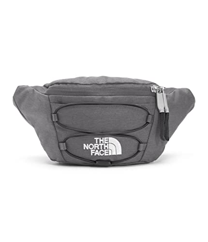 THE NORTH FACE Jester Lumbar Pack | Fanny Pack With Water Repellent Finish, 2.2 Liters, Crossbody Adjustable Strap - color: Zinc Grey Dark Heather/Asphalt Grey