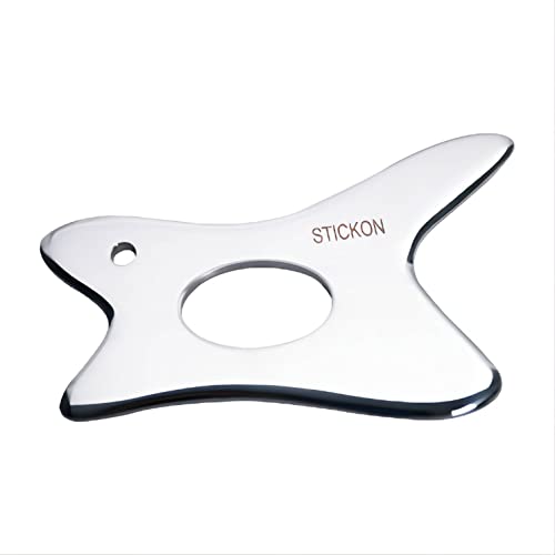 STICKON Gua Sha Massage Tool Stainless Steel Gua Sha Scraping Massage Tools IASTM Tools Great Soft Tissue Mobilization Tool(STICKON-22) - style: STICKON-22