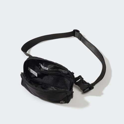 Pander Crossbody Belt Bag for Women and Men, Travel and Everyday Use - color: Black Onyx