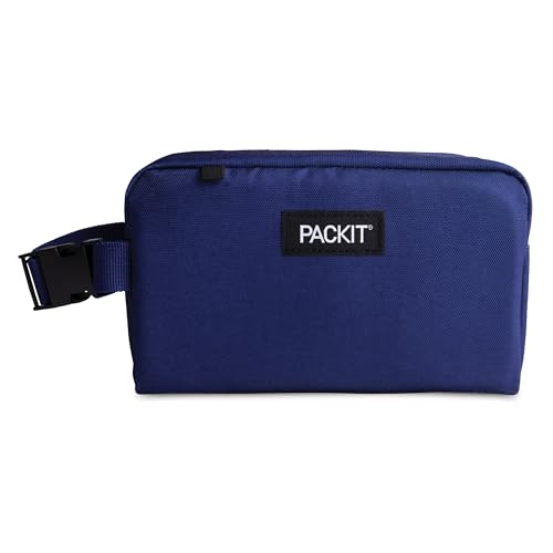 PackIt Freezable Snack Box, True Blue - color: True Blue, size: Medium