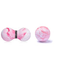 FITZELAR Massage Lacrosse Balls for Myofascial Release, Quality Certification, Massage Deep Tissue for Back and Shoulder, Trigger Point Therapy, Muscle Knots, Relieving Muscle Pain (2Pink) - color: 2pink