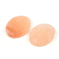 2 Pcs Leaf Shape Himalayan Salt Massage Stones Hot Massage Cold Massage Stones Set Warm Rocks Kit for Facial SPA3.93 * 2.76IN(10 * 7CM - size: LEAF SHAPE