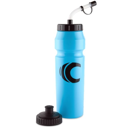 Cannon Sports 1 Liter Sports Water Bottle, 2 Lids, BPA-Free (Light Blue) - color: Light Blue